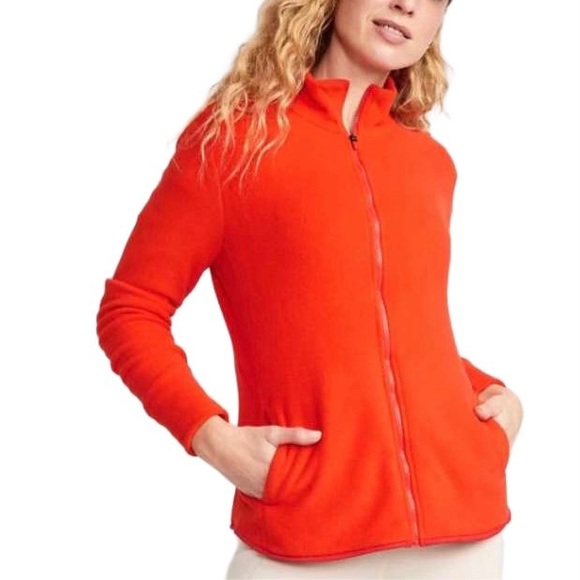 Women’s OLD NAVY Full-Zip Fleece Jacket Color: Mystic Fire XXXL - Picture 1 of 1
